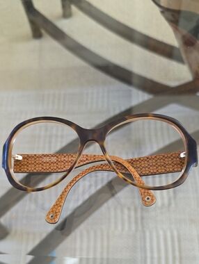 Coach Posey S467 Oval Tortoise Sunglasses No Lens Women's Frame Only